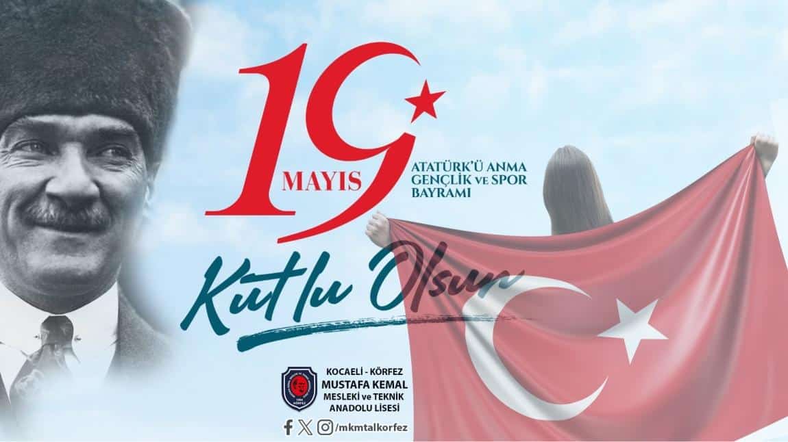 19 Mayıs Atatürk´ü Anma Gençlik ve Spor Bayramımız Kutlu Olsun!